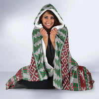 Africa Christmas Black Santa Fist Hooded Blanket All Power to the People