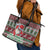 Africa Christmas Black Santa Fist Leather Tote Bag All Power to the People - Wonder Print Shop