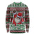 Africa Christmas Black Santa Fist Long Sleeve Shirt All Power to the People - Wonder Print Shop
