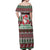 Africa Christmas Black Santa Fist Off Shoulder Maxi Dress All Power to the People - Wonder Print Shop