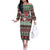 Africa Christmas Black Santa Fist Off The Shoulder Long Sleeve Dress All Power to the People - Wonder Print Shop