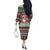 Africa Christmas Black Santa Fist Off The Shoulder Long Sleeve Dress All Power to the People - Wonder Print Shop