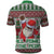 Africa Christmas Black Santa Fist Polo Shirt All Power to the People - Wonder Print Shop