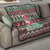 Africa Christmas Black Santa Fist Quilt All Power to the People - Wonder Print Shop