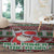 Africa Christmas Black Santa Fist Round Carpet All Power to the People