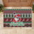 Africa Christmas Black Santa Fist Rubber Doormat All Power to the People - Wonder Print Shop