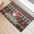 Africa Christmas Black Santa Fist Rubber Doormat All Power to the People - Wonder Print Shop
