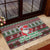 Africa Christmas Black Santa Fist Rubber Doormat All Power to the People - Wonder Print Shop