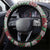 Africa Christmas Black Santa Fist Steering Wheel Cover All Power to the People - Wonder Print Shop