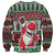 Africa Christmas Black Santa Fist Sweatshirt All Power to the People - Wonder Print Shop