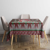 Africa Christmas Black Santa Fist Tablecloth All Power to the People - Wonder Print Shop