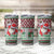 Africa Christmas Black Santa Fist Tumbler Cup All Power to the People - Wonder Print Shop