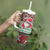 Africa Christmas Black Santa Fist Tumbler With Handle All Power to the People - Wonder Print Shop
