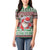 Africa Christmas Black Santa Fist Women Polo Shirt All Power to the People - Wonder Print Shop