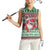 Africa Christmas Black Santa Fist Women Sleeveless Polo Shirt All Power to the People - Wonder Print Shop