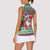 Africa Christmas Black Santa Fist Women Sleeveless Polo Shirt All Power to the People - Wonder Print Shop