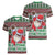 Africa Christmas Black Santa Fist Women V-Neck T-Shirt All Power to the People - Wonder Print Shop