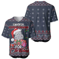 I Want A Hippopotamus Christmas Baseball Jersey - Wonder Print Shop