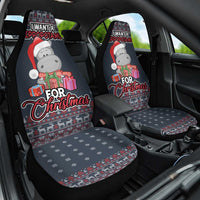 I Want A Hippopotamus Christmas Car Seat Cover - Wonder Print Shop