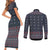 I Want A Hippopotamus Christmas Couples Matching Short Sleeve Bodycon Dress and Long Sleeve Button Shirt - Wonder Print Shop