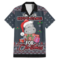 I Want A Hippopotamus Christmas Family Matching Mermaid Dress and Hawaiian Shirt - Wonder Print Shop