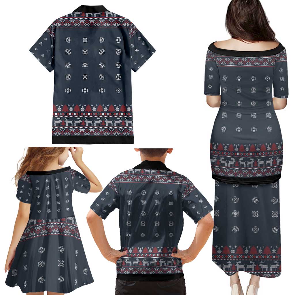 I Want A Hippopotamus Christmas Family Matching Puletasi and Hawaiian Shirt - Wonder Print Shop