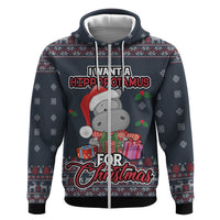 I Want A Hippopotamus Christmas Hoodie - Wonder Print Shop