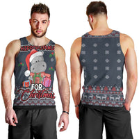 I Want A Hippopotamus Christmas Men Tank Top - Wonder Print Shop
