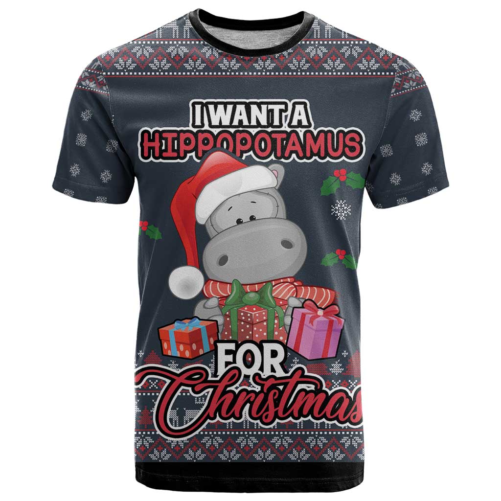 I Want A Hippopotamus Christmas T Shirt - Wonder Print Shop