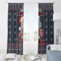 I Want A Hippopotamus Christmas Window Curtain - Wonder Print Shop