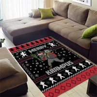 Merry Krampus Area Rug Christmas Gifts - Wonder Print Shop