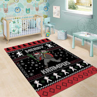 Merry Krampus Area Rug Christmas Gifts - Wonder Print Shop