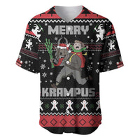 Merry Krampus Baseball Jersey Christmas Gifts - Wonder Print Shop