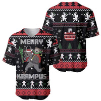 Merry Krampus Baseball Jersey Christmas Gifts - Wonder Print Shop