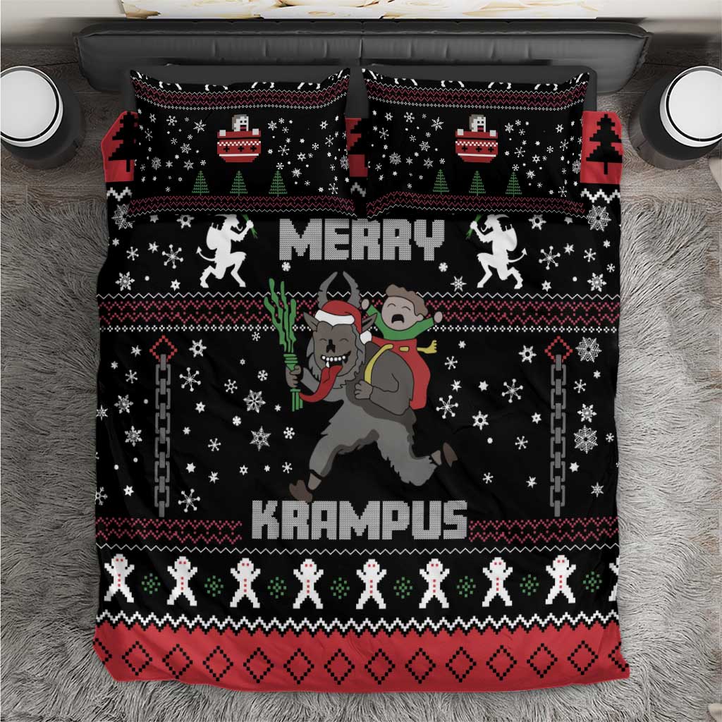 Merry Krampus Bedding Set Christmas Gifts - Wonder Print Shop