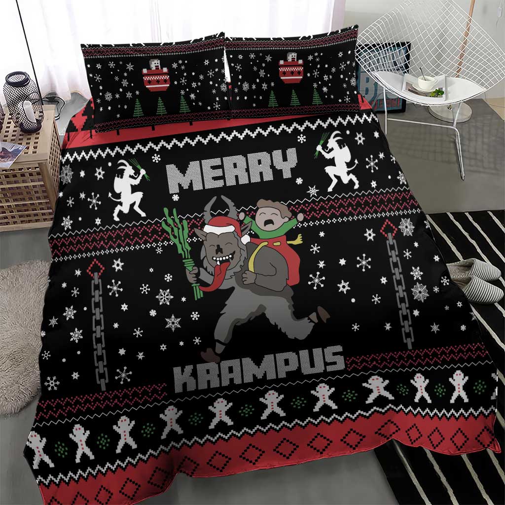 Merry Krampus Bedding Set Christmas Gifts - Wonder Print Shop