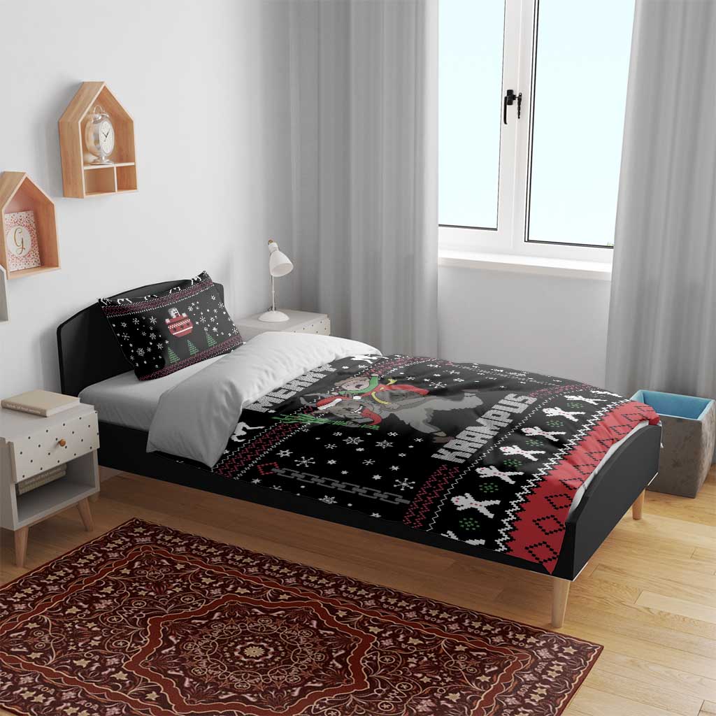 Merry Krampus Bedding Set Christmas Gifts - Wonder Print Shop