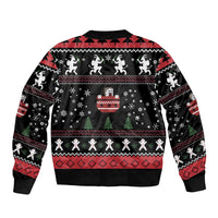 Merry Krampus Bomber Jacket Christmas Gifts - Wonder Print Shop