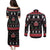 Merry Krampus Couples Matching Puletasi and Long Sleeve Button Shirt Christmas Gifts - Wonder Print Shop