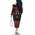 Merry Krampus Family Matching Off The Shoulder Long Sleeve Dress and Hawaiian Shirt Christmas Gifts - Wonder Print Shop