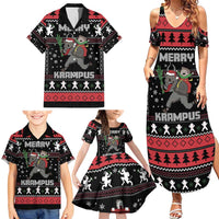 Merry Krampus Family Matching Summer Maxi Dress and Hawaiian Shirt Christmas Gifts - Wonder Print Shop