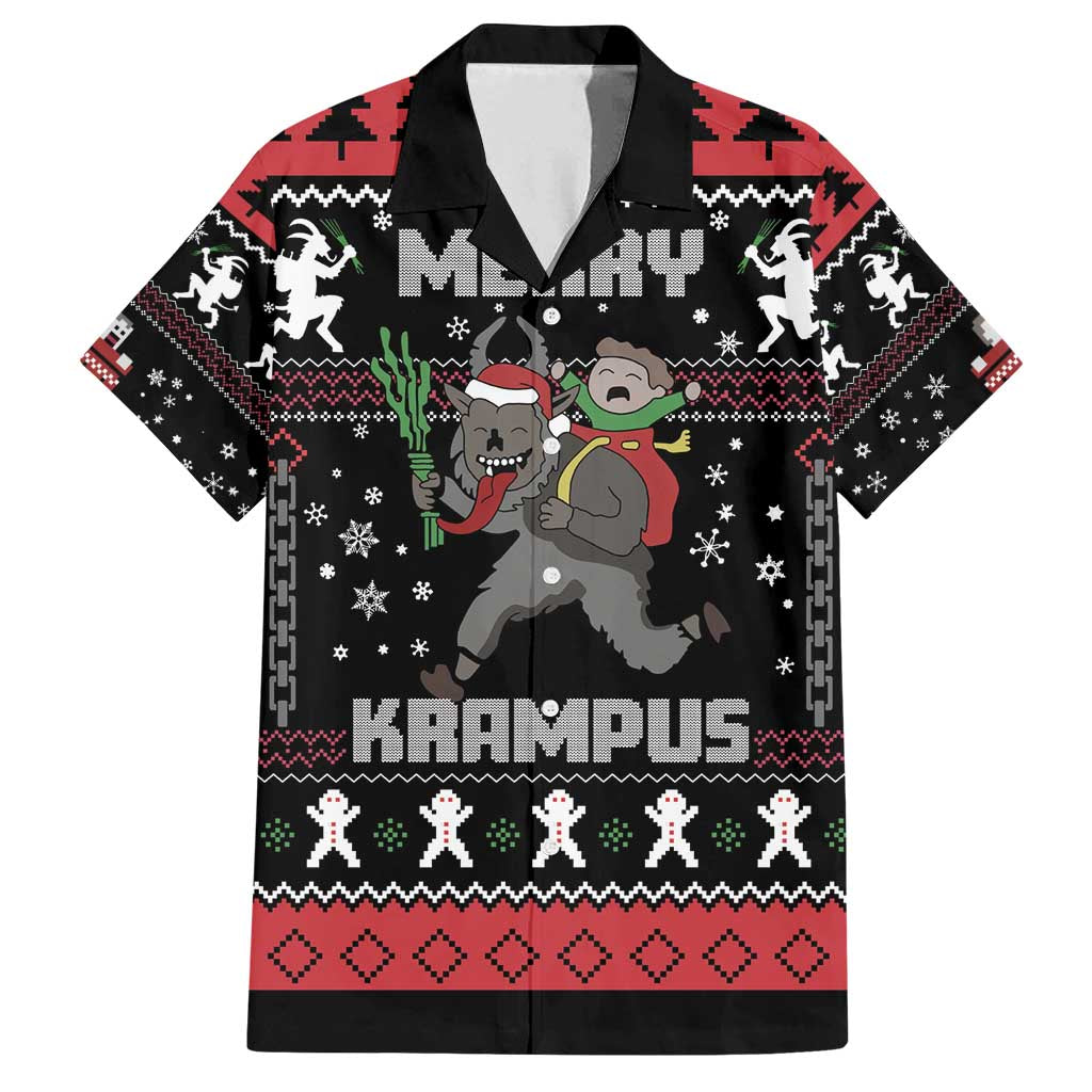 Merry Krampus Family Matching Summer Maxi Dress and Hawaiian Shirt Christmas Gifts - Wonder Print Shop