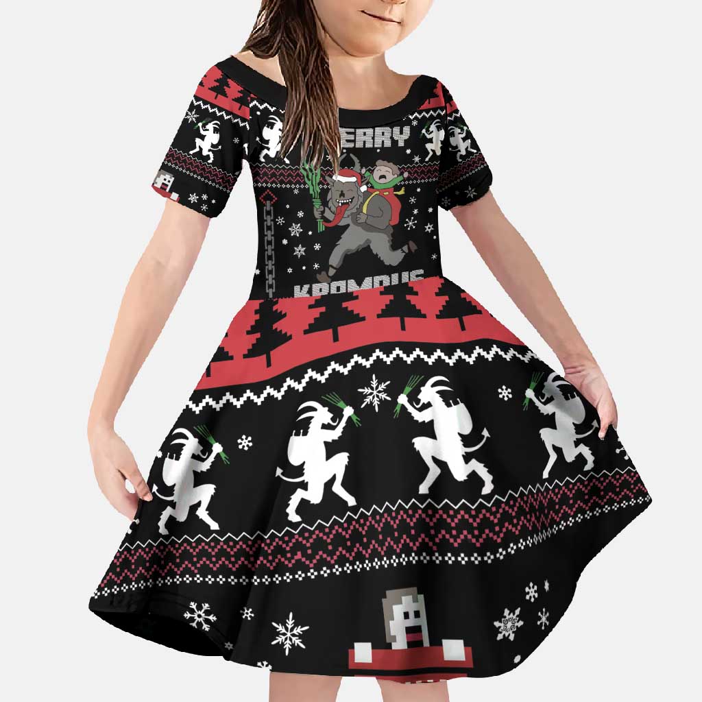 Merry Krampus Family Matching Tank Maxi Dress and Hawaiian Shirt Christmas Gifts - Wonder Print Shop