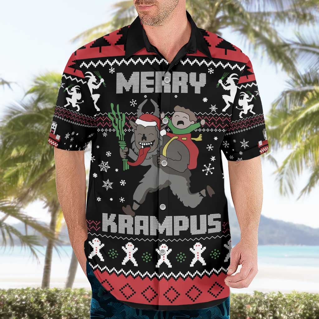 Merry Krampus Hawaiian Shirt Christmas Gifts - Wonder Print Shop