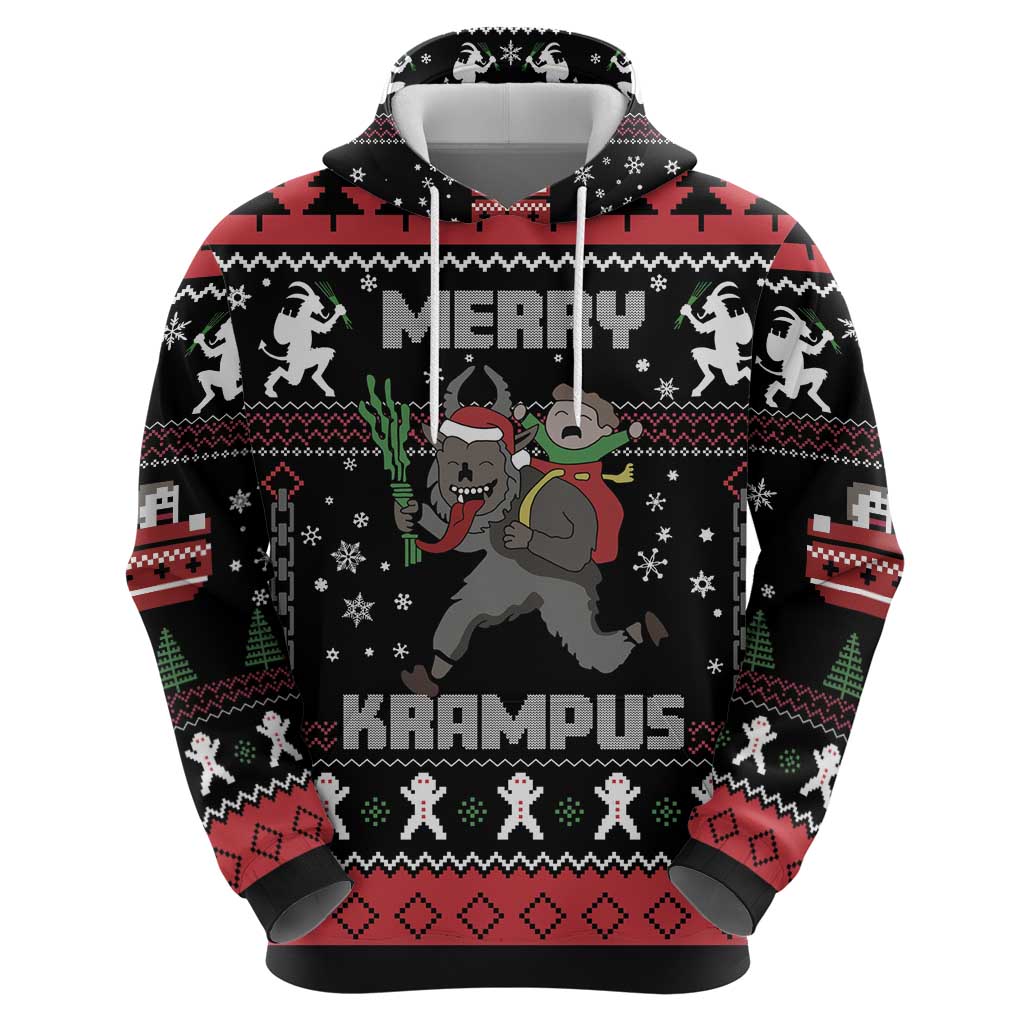 Merry Krampus Hoodie Christmas Gifts - Wonder Print Shop