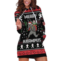 Merry Krampus Hoodie Dress Christmas Gifts - Wonder Print Shop