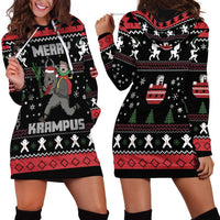 Merry Krampus Hoodie Dress Christmas Gifts - Wonder Print Shop