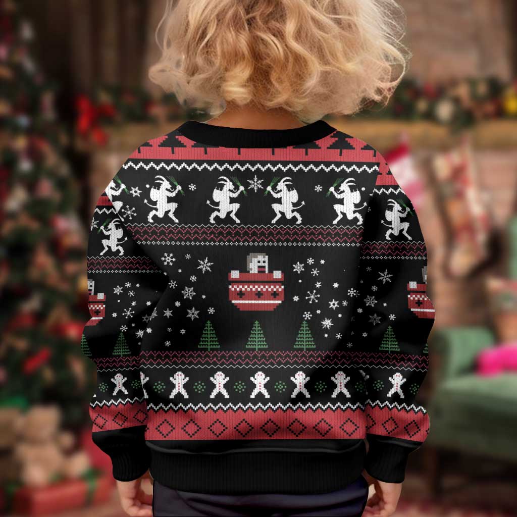 Merry Krampus Kid Ugly Christmas Sweater Christmas Gifts - Wonder Print Shop