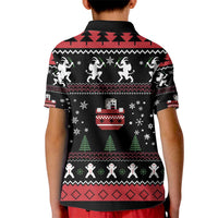 Merry Krampus Kid Polo Shirt Christmas Gifts - Wonder Print Shop