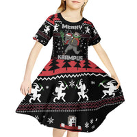 Merry Krampus Kid Short Sleeve Dress Christmas Gifts - Wonder Print Shop